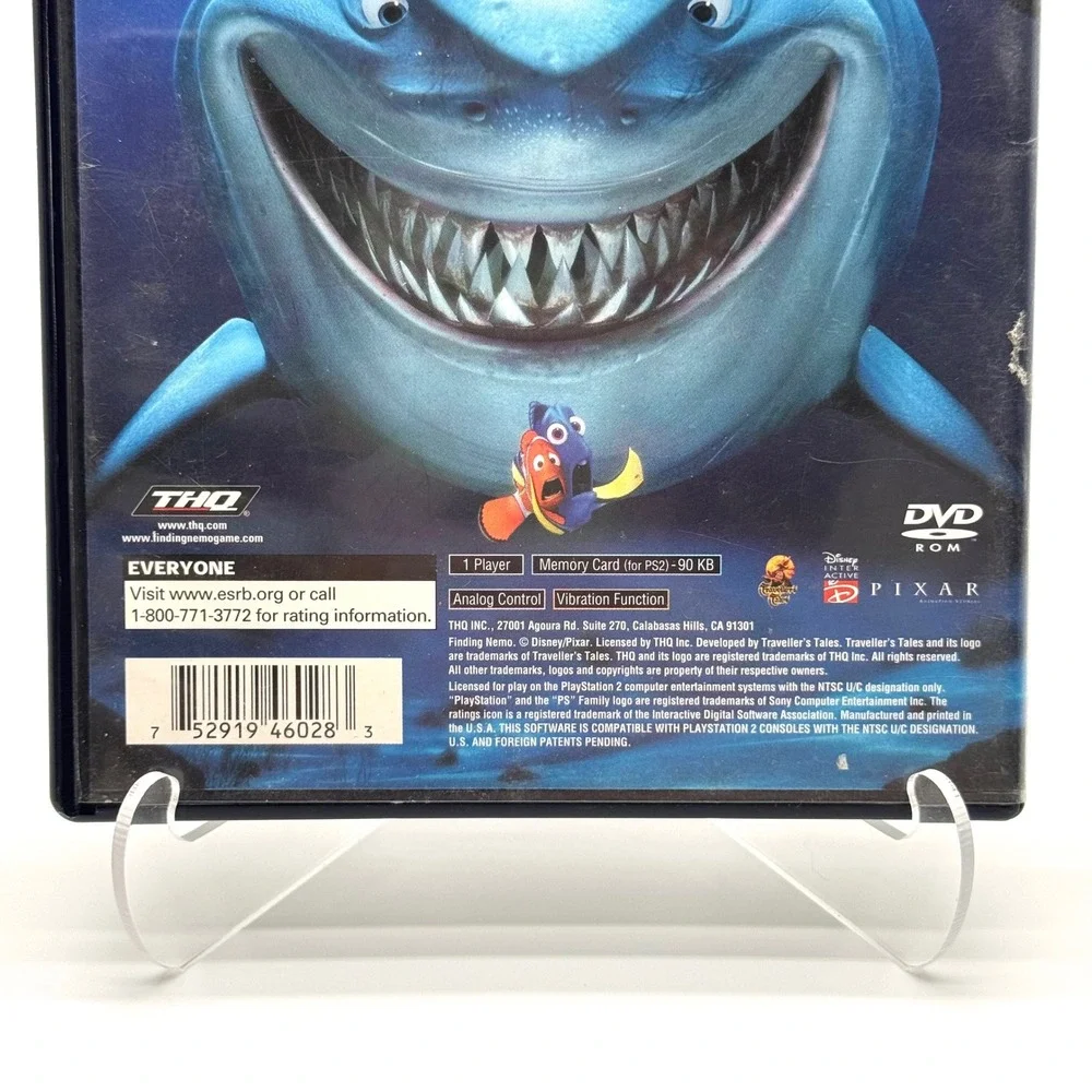 Finding Nemo PS2 Game Black Label CIB Complete Manual 2003